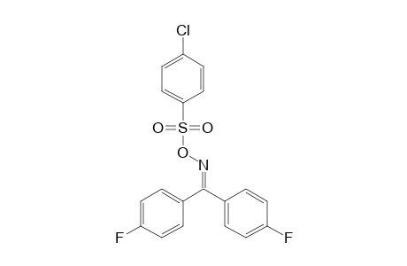 4,4'-DIFLUOROBENZOPHENONE, O-[(p-CHLOROPHENYL)SULFONYL]OXIME