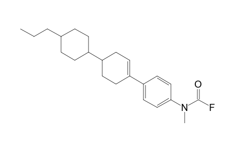 N-Methyl-N-[4-(trans-4-propylcyclohexyl)cyclohexen-1-ylphenyl]carbamic fluoride