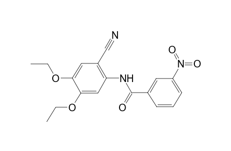 N-(2-cyano-4,5-diethoxy-phenyl)-3-nitro-benzamide