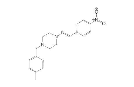 4-(4-methylbenzyl)-N-[(E)-(4-nitrophenyl)methylidene]-1-piperazinamine