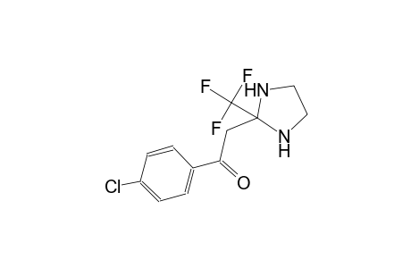 1-(4-Chlorophenyl)-2-[2-(trifluoromethyl)-2-imidazolidinyl]ethanone