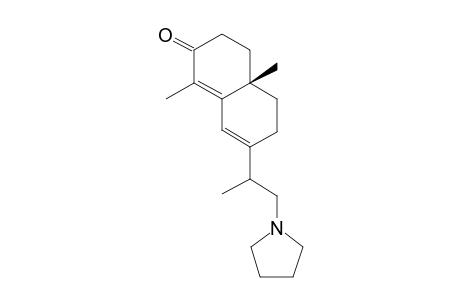 1-[(11S)-3-Oxoeudesma-4,6-dien-12-yl]pyrrolidine