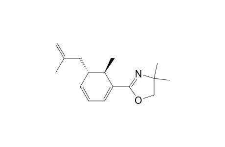 trans-4,5-Dihydro-4,4-dimethyl-2-(6-methyl-5-(2-methyl-2-propenyl)-1,3-cyclohexadien-1-yl)oxazole