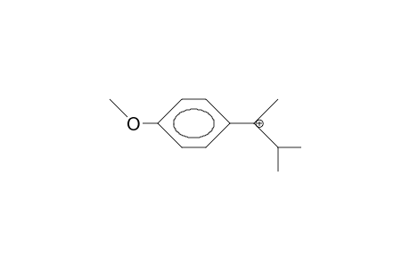 2-(4-Methoxy-phenyl)-3-methyl-2-butylium cation