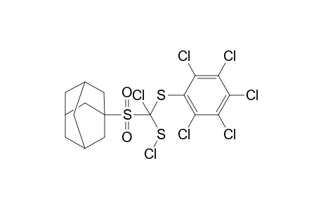 (1-Adamantylsulfonyl)(pentachlorophenylsulfanyl)chloromethanesulfenyl chloride