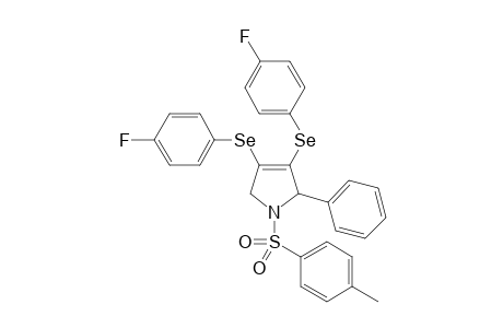 3,4-Bis((4-fluorophenyl)selanyl)-2-phenyl-1-tosyl-2,5-dihydro-1H-pyrrole