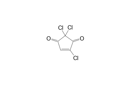 2,2,4-Trichloro-1,3-cyclopentenedione