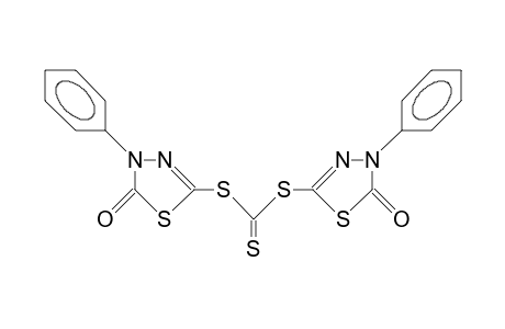5,5-Thiocarbonyl-dithio-bis(3-phenyl-1,3,4-thiadiazol-2(3H)-one)