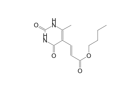 butyl (2E)-3-(6-methyl-2,4-dioxo-1,2,3,4-tetrahydro-5-pyrimidinyl)-2-propenoate