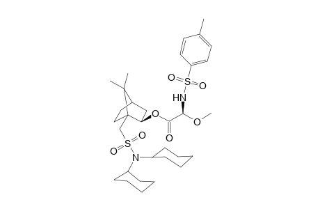 N-((2'S)-N'-p-Toluenesulphonylmethoxyglycine)-10-N,N-dicyclohexylsulphamoyl-(2R)-isoborneyl ester-