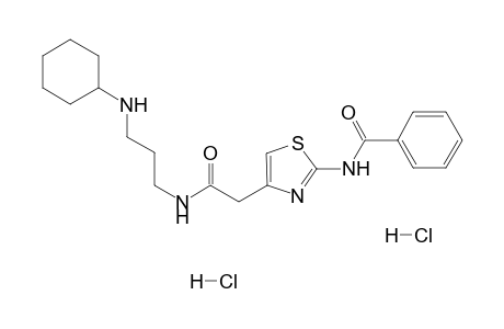 N-(3-Cyclohexylaminopropyl)-2-phenylcarbonylamino-1,3-thiazol-4-yl-acetamide dihydrochloride