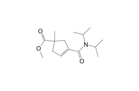 3-(diisopropylcarbamoyl)-1-methyl-cyclopent-3-ene-1-carboxylic acid methyl ester