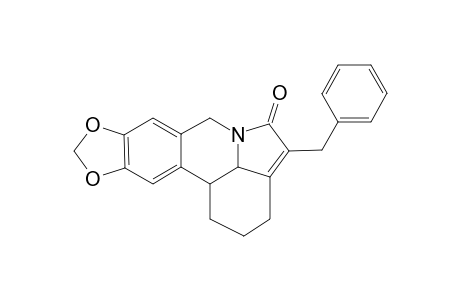 4-BENZYL-9,10-(METHYLENEDIOXO)-1,2,3,7,11B,11C-HEXAHYDROPYRROLO-(3,2,1-DE)-PHENANTHRIDIN-5-ONE