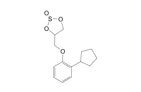5-[2-(cyclopentylphenyloxy)methyl][1,3,2]dioxathiolan-2-one