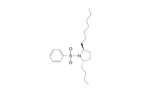 (2S,5S)-2-butyl-5-heptyl-1-(phenylsulfonyl)pyrrolidine