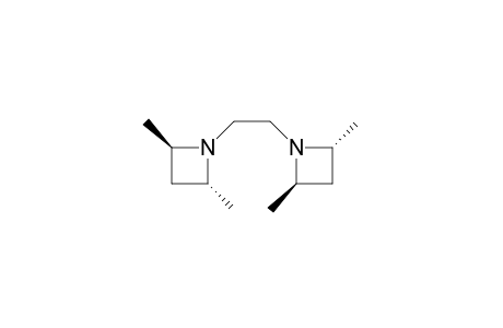 1,1'-(Ethanediyl0-2,2',4,4'-tetramethyl-bis(azetidine)