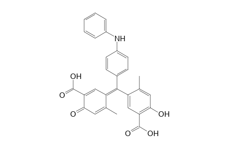 4-Anilinodimethyl-oxyfuchson-dicarbonic acid