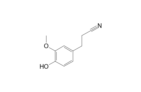 3-(4-Hydroxy-3-methoxyphenyl)propanenitrile