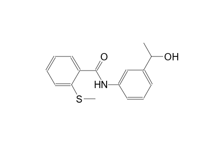 benzamide, N-[3-(1-hydroxyethyl)phenyl]-2-(methylthio)-