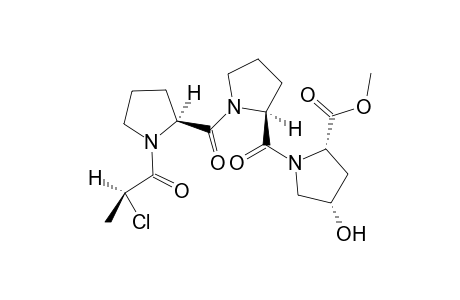 (2S,4S)-1-[(2S)-1-[(2S)-1-[(2S)-2-chloropropanoyl]prolyl]prolyl]-4-hydroxy-pyrrolidine-2-carboxylic acid methyl ester