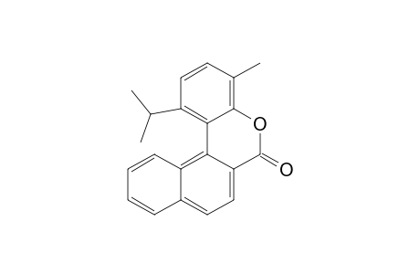 1-isopropyl-4-methyl-naphtho[2,1-c]chromen-6-one