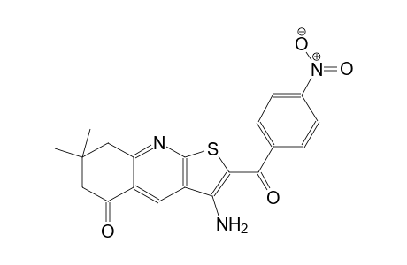 thieno[2,3-b]quinolin-5(6H)-one, 3-amino-7,8-dihydro-7,7-dimethyl-2-(4-nitrobenzoyl)-