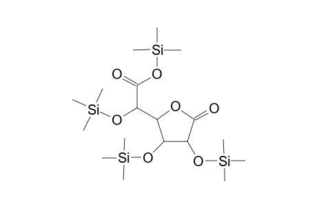 Saccharic acid, .gamma.-lactone, tetra-TMS