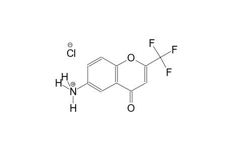 4-oxo-2-(trifluoromethyl)-4H-chromen-6-aminium chloride