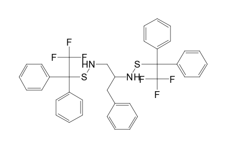 1,2-Diamino-N,N'-bis(2,2,2-trifluoro-1,1-diphenylethylsulfenyl)-3-phenylpropane