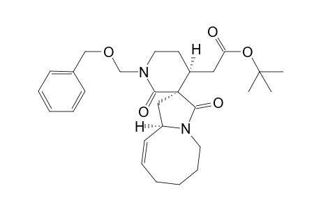 (8'R,3S,4R)-4-(tert-Butylcarbonylmethyl)-1-(4-methoxybenzyl)-spiro[(2-piperidone)-3,12'-(1'-azabicyclo[6.3.0]undec-6'-en-11'-one)]