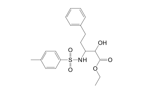 Ethyl 2-hydroxy-5-phenyl-3-(tosylamino)pentanoate