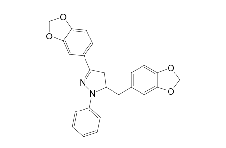 3-(1,3-benzodioxol-5-yl)-1-phenyl-5-piperonyl-2-pyrazoline