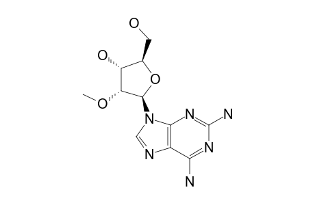 2,6-DIAMINO-9-(2-O-METHYL-BETA-D-RIBOFURANOSYL)-PURINE