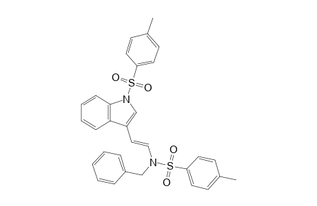 1-(4-Methylphenyl)sulfonyl-3-((E)-2-{benzyl[(4-methylphenyl)sulfonyl]amino}ethenyl)-1H-indole