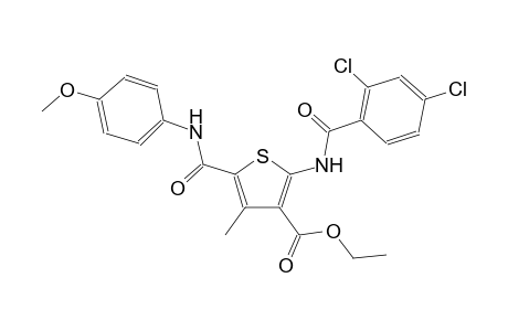 ethyl 2-[(2,4-dichlorobenzoyl)amino]-5-[(4-methoxyanilino)carbonyl]-4-methyl-3-thiophenecarboxylate
