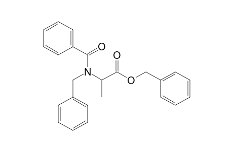 (phenylmethyl) 2-[phenylcarbonyl-(phenylmethyl)amino]propanoate