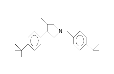 Pyrrolidine, 3-[4-(1,1-dimethylethyl)phenyl]-1-[[4-(1,1-dimethylethyl)phenyl]methyl]-4-methyl-