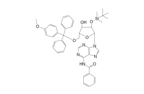 N-(9-((2R,3R,4R,5R)-3-((tert-butyldimethylsilyl)oxy)-4-hydroxy-5-(((4-methoxyphenyl)diphenylmethoxy)methyl)tetrahydrofuran-2-yl)-9H-purin-6-yl)benzamide