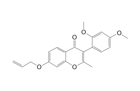 2-Methyl-7-allyloxy-2',4'-dimethoxy-isoflavone