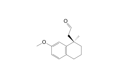 (S)-1-(Formylmethyl)-1-methyl-7-methoxy-1,2,3,4-tetrahydronaphthalene