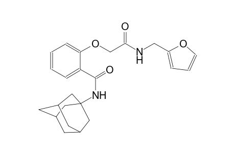 N-(1-adamantyl)-2-{2-[(2-furylmethyl)amino]-2-oxoethoxy}benzamide