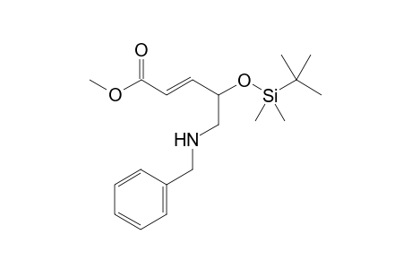 Methyl (E)-5-(benzylamino)-4-(t-butyldimethylsilyloxy)pent-2-enoate