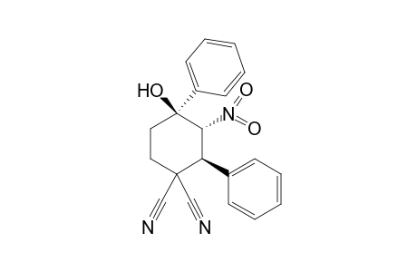 (2S,3R,4S)-4-Hydroxy-3-nitro-2,4-diphenyl-cyclohexane-1,1-dicarbonitrile