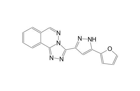 [1,2,4]triazolo[3,4-a]phthalazine, 3-[5-(2-furanyl)-1H-pyrazol-3-yl]-