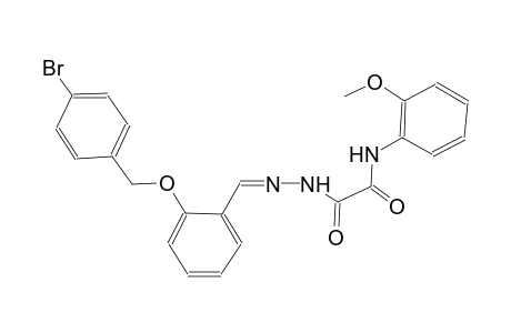 2-(2-{2-[(4-bromobenzyl)oxy]benzylidene}hydrazino)-N-(2-methoxyphenyl)-2-oxoacetamide