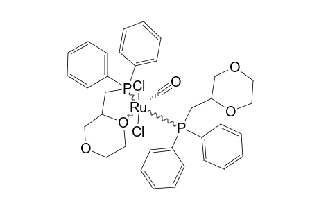 CARBONYL-TRANS-DICHLORO-TRANS-BIS-[(1,4-DIOXANYLMETHYL)-DIPHENYLPHOSPHANE-O,P]-RUTHENIUM-(2)