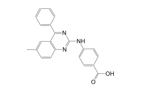 benzoic acid, 4-[(6-methyl-4-phenyl-2-quinazolinyl)amino]-