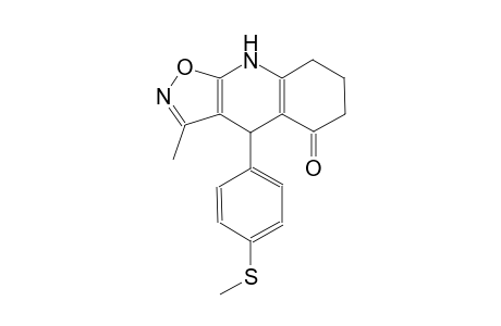 isoxazolo[5,4-b]quinolin-5(6H)-one, 4,7,8,9-tetrahydro-3-methyl-4-[4-(methylthio)phenyl]-