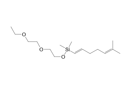 3,6,9-Trioxa-10-silapentadec-13-ene, 11-ethenyl-10,10,14-trimethyl-