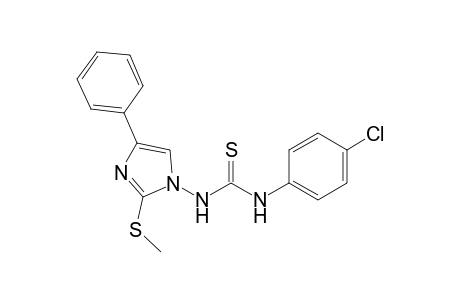 N-(4-Chlorophenyl)-N'-(2-methylthio-4-phenylimidazol-1-yl)thiourea